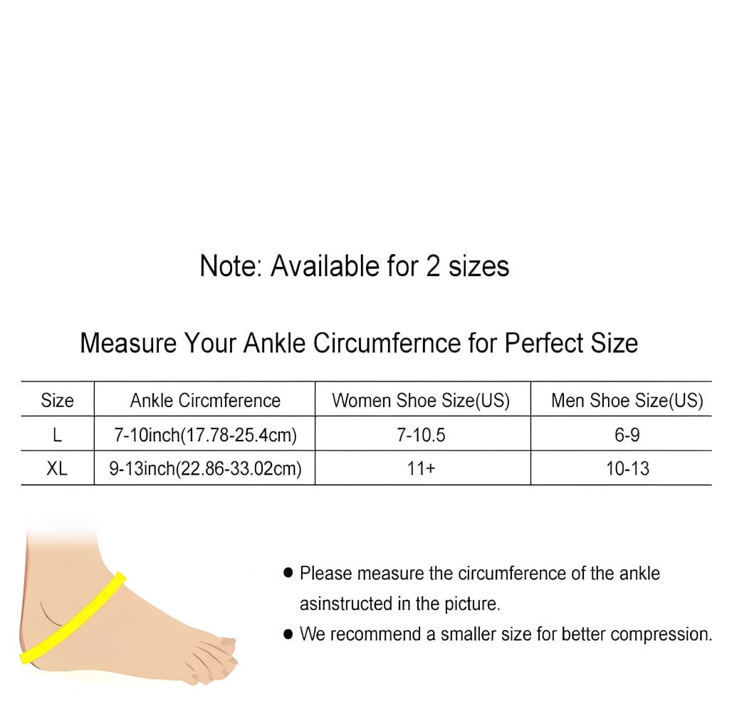 1Pack Reusable Solid Gel Ankle Ice Pack Wrap, Hot Cold Therapy for Foot Pain Relief, Adjustable Ankle Protector for Arthritis Swollen Injury