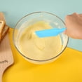 thumbnail image 2 of Cake Cream Butter Spatula, Mixing Batter Scraper Brush, Silicone Baking Cook Tool ,Blue, 2 of 6