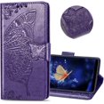 thumbnail image 1 of Huawei P30 Lite Wallet case, COTDINFORCA Embossed Butterfly Pattern flip Card Set Cash Leather case, Advanced PU Body, 1 of 5