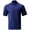 Blue, variant on Mens Solid Performance Golf Mock White L