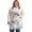 Gray, variant on Red Poppy Flowers Apron for Women Men, Vintage Country Floral Plant Adjustable Kitchen Cooking Aprons with 2 Pockets for Gardening Baking Cleaning Painting Full Coverage 35"x47"