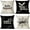 Halloween 11, variant on Set of 4 Halloween Pillow Covers 18x18 Inch Trick or Treat Pumpkin Decor Throw Pillow Covers Black Halloween Cushion Covers Linen Square Pillow Cases for Home Outdoor Sofa Couch (18 by 18)
