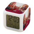 thumbnail image 1 of JUSTUP Digital Alarm Clock , LED Digital Bedroom Alarm Clock Easy Setting Cube Wake up Clocks with 4 Sided Queen's Corgi Pattern Soft Night Light Large Display Ascending Sound（Number 20） M01, 1 of 5