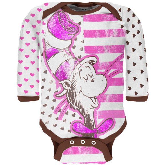 Dr. Seuss - Cats Speak Long Sleeve Baby One Piece