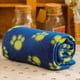thumbnail image 5 of Manta para mascotas, manta para las cuatro estaciones, manta polar cálida con estampado de patas, manta para gatos y perros, manta para perros de doble cara, 5 of 6