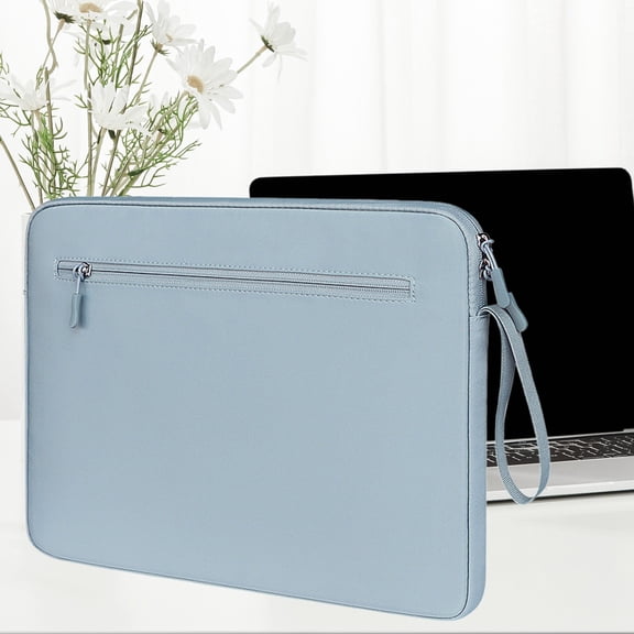 Laptop Bag for 14.1-15.4 Inch Laptop and Tablet, Universal Double-Layer Storage Compartment, Shockproof Waterproof Computer Case with Soft Protective Lining