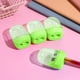 thumbnail image 5 of Twin Hole Pencil Sharpener Manual Pencil Sharpeners With Lid Portable Plastic Pencil Planer For Kids School Stationery Supplies, 5 of 6