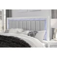 thumbnail image 2 of Global Furniture USA Santorini White Wooden King Bed with LED Headboard Lighting, 2 of 4