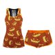 thumbnail image 1 of Conjunto de camisetas sin mangas de Halloween para mujer Pantalones cortos de cintura elástica con estampado de calabaza Fridja fhjkhfk456242, 1 of 7