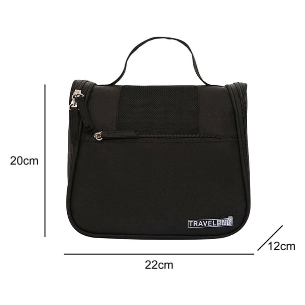 Neceser Viaje Mujer Bolso De Aseo Negro, Para Cosméticos Y Artículos De Higiene | Cuotas Necessaire Homem