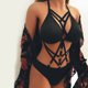 thumbnail image 5 of Gibobby Lencería sexy para mujer Ropa interior Sexy Out Nightwear Ropa de dormir Lencería hueca Vendaje Mujeres Íntimos (Negro, S), 5 of 5