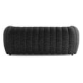 thumbnail image 4 of Furniture of America Totulem Boucle Fabric Channel Tufted Sofa in Black, 4 of 13