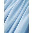 thumbnail image 4 of Blue Floral Butterfly Embroidered Tulle A-Line Maxi Skirt, Flowy Pleated Summer Party Skirt, 4 of 4