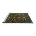 thumbnail image 2 of Ahgly Company Machine Washable Indoor Rectangle Persian Turquoise Blue Traditional Area Rugs, 5' x 8', 2 of 4