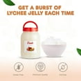 thumbnail image 5 of Fanale Coconut Jelly Topping with Lychee Flavor | 8.3 lb | Bubble Tea Topping | Pack of 1, 5 of 8