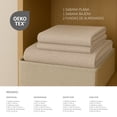 thumbnail image 4 of TESSO HOME Juego de Sábanas de Camiseta Frescas Tipo Algodón Suave Hipoalergénicas (Incluye Sábana Plana, Sábana de Cajón y Fundas de Almohada), 4 of 8