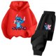thumbnail image 3 of Conjunto de sudadera con capucha de Stitch, conjuntos de manga larga para niños de 3 a 14 años, conjuntos para niños, chándal informal para bebés, conjuntos de sudadera con capucha y pantalones de Son, 3 of 5