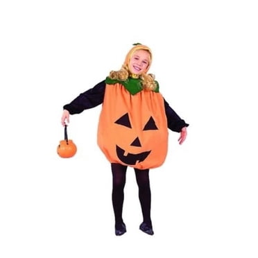 Jersey Halloween Pumpkin Dress - Costume Clothing