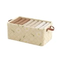 thumbnail image 2 of Summer Savings Storage Boxes With Double Lids And Handles- Foldable Linen Storage Bins Organizer Clothes Baskets Rectangular With Removable Divider For Home Bedroom Closet Off 2025 New, 2 of 8