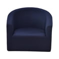 thumbnail image 1 of Fundas elásticas para sofá, fundas para sillones y fundas para sillas de salón, suaves y gruesas. Azul oscuro, 1 of 9