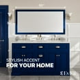 thumbnail image 2 of EVIVA Acclaim 60X30 Transitional Blue Bathroom Mirror, 2 of 7