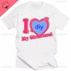 thumbnail image 3 of Camiseta con estampado personalizado para hombre y mujer, ropa de calle de algodón con imagen personalizada, I Love My Boyfriend y Girlfriend, 3 of 5