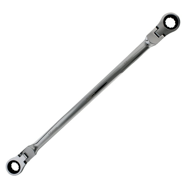 ABN Metric Extra Long Flex Head Double Box End Ratcheting Wrench