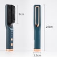 thumbnail image 2 of Peine de Pelo Liso Multifuncional 2 en 1 Plancha de Pelo PortáTil Curling Carga USB Cepillo de Pelo Liso Negro, 2 of 5