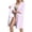 Pink, variant on Post Surgery Mastectomy Robes for Women Hospital Gown Post Surgery Essentials With Drain and Side Pockets Mastectomy Recovery Pajamas for Gift Red L