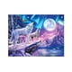 thumbnail image 4 of Lobos aullando bajo una luna de nieve 5D llena de diamantes, 4 of 4