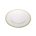 thumbnail image 1 of Classic Touch CG764 13 in. Clear Chargers with Gold Rim, Set of 4, 1 of 1