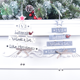 thumbnail image 4 of 2pcs colgante de madera de Navidad-colgante de árbol de Navidad blanco + gris Adepaton CPB-CJZ165, 4 of 5