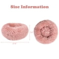 thumbnail image 4 of Donut Plush Pet Bed for Dogs & Cats Soft Warm Calming Bed Round Cuddler, 4 of 7