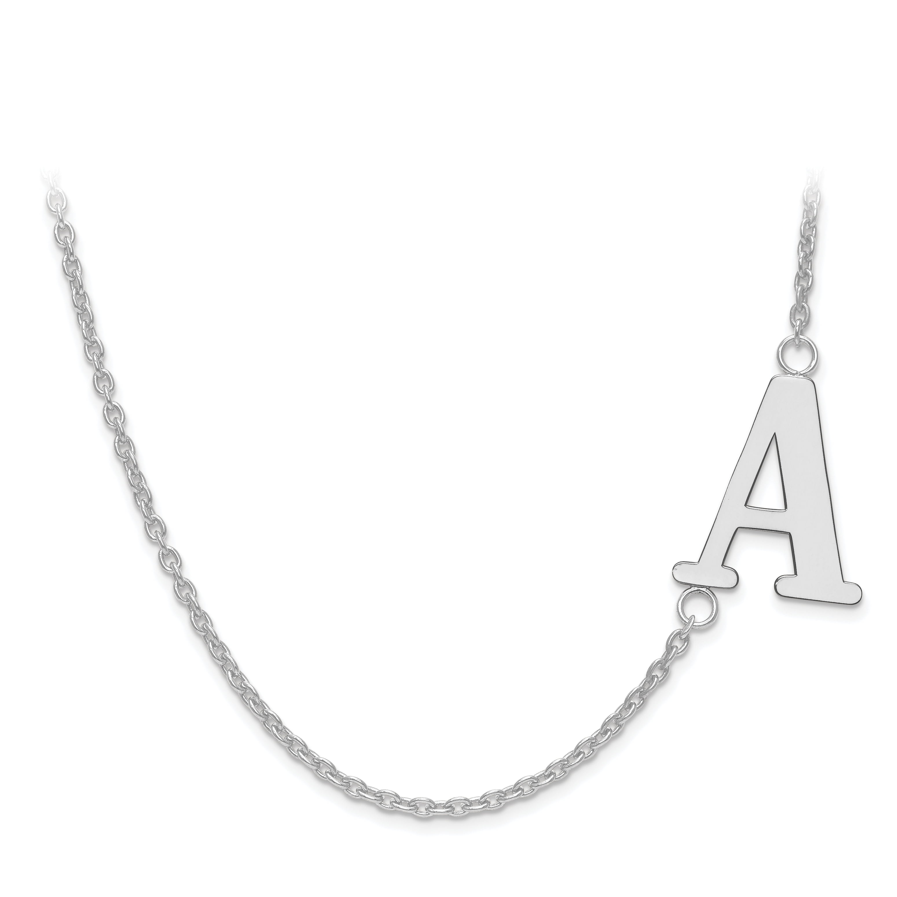 Pure 925 Sterling Silver "Hope" Letter Alphabet Charm Pave CZ Fit Original Chain 