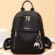 thumbnail image 2 of Mochila De moda multifuncional para mujer, bolso antirrobo de diseñador de lujo, mochila de viaje con colgante de oso, mochilas escolares para adolescentes y niñas Fivean unisex, 2 of 2