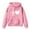 2Pink, variant on lnmuld Hoodies for Teens Girls Fashion Casual Printed Long Sleeve Hoodie Top Soft Solid Color Comfortable Pullover Sweatshirt for Kids Youth Stylish Outerwear,Girls Hoodies Size:4-5 Years