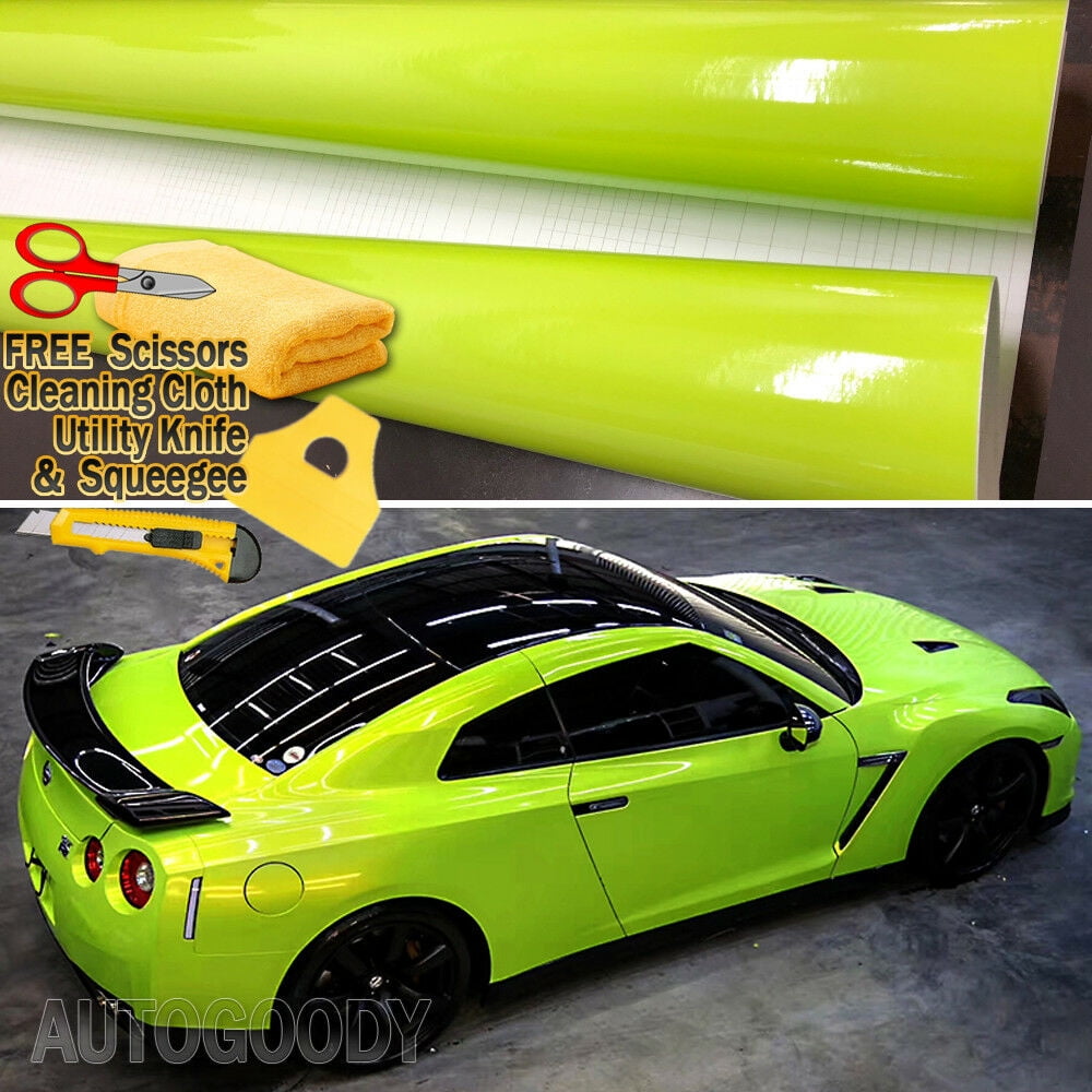 Green Brushed Aluminum Vinyl Wrap Sticker Decal Air Bubble Free 48" x 60" Inch 