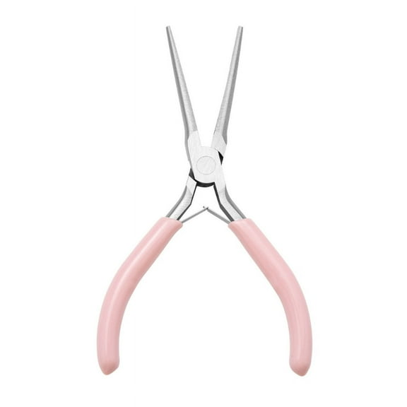 XISAOK Nail Shaping Tweezers Pink Design Stainless Steel Manicure Pinching Tools