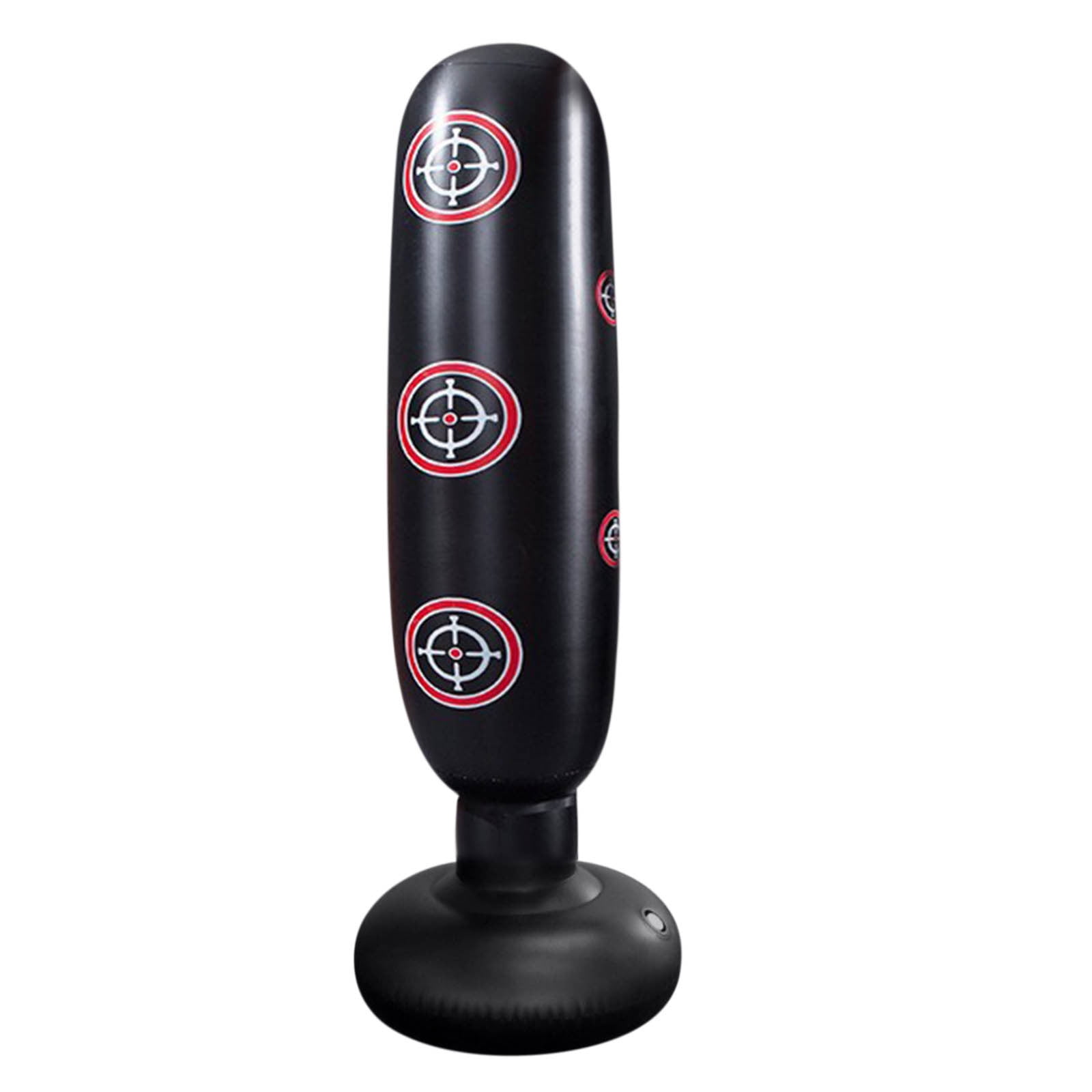 Yunuuuoa Professional Inflatable Boxing Bag for Adults - Heavy Duty PVC Punching Bag with Stand, Portable MMA Training Equipment for Home Gym Fitness Workout