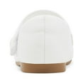 thumbnail image 5 of BURUDANI Toddler Girls Kids Bow-knot Mary Jane shoes Dress Flat Shoes ANGEL-5 WHITE Size 7, 5 of 6