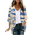 thumbnail image 2 of NJDVHB Cardigan d'Hiver pour Femmes, Blouse Décontractée à Manches Longues avec Poche, 2 of 5