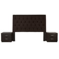 thumbnail image 3 of Recamara Kessa Muebles  Eva King Size 5 Piezas Café, 3 of 19