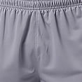 thumbnail image 3 of EOYWHK Mens Drawstring Shorts Breathable Mens Elastic Waist Shorts Soft Lightweight Breathable Casual Activewear for Men Daily Wear Outdoor Gray, Size XS, 3 of 5