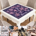 thumbnail image 6 of Paisley Mahjong Mat for Table, 31.5*31.5in Anti Slip American Mahjong Table Cloth, Noise Reduction, Neoprene Mah jongg Mat with Carrying Bag & 3 Dices, Mahjong Accessories Gift, Board Tile Games Mats, 6 of 7