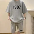 thumbnail image 2 of Nuevos conjuntos de pantalones cortos de moda de verano para hombre, chándales con gráficos de oso de anime, ropa deportiva de tendencia, trajes de 2 piezas, ropa de calle, conjuntos unisex, 2 of 5