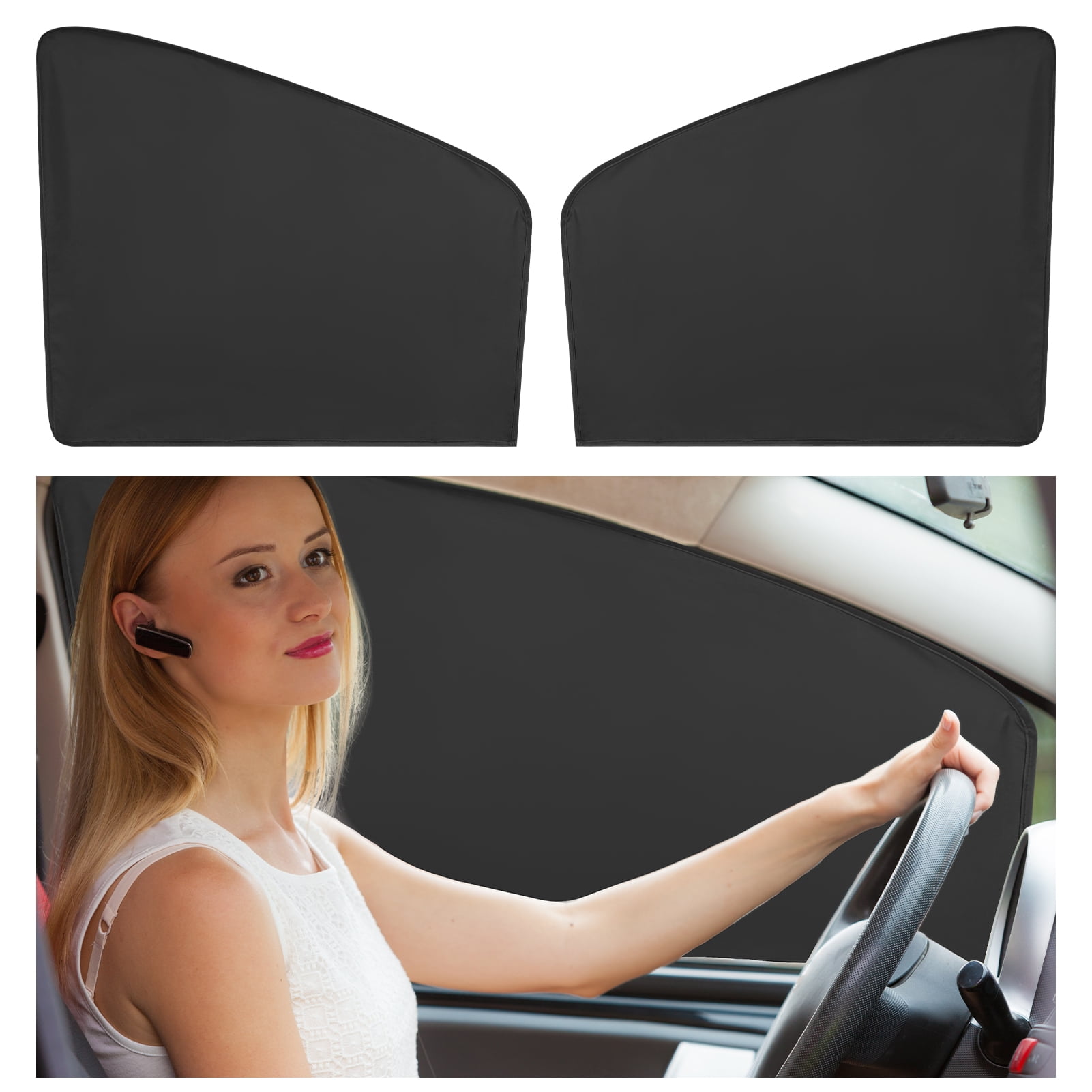 Prdigy 2PCS Car Window Cover, Car Side Window Shades, Window Sunshades Privacy Curtains, 100