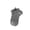 Solid, variant on 1 Pair Womens Solid Color Short Thin Socks, Ruffled Edges Sweat Absorbent Socks with Black