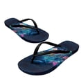 thumbnail image 2 of Chririnla Women's Sea Turtle Print Flip Flop Non-Slip Lightweight Soft Footbed Bathroom Shower Shoes Floral Quick-Dry Arch Support Fashion Outdoor Vacation Slides Sandals, 2 of 7