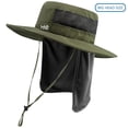 thumbnail image 3 of (2 pack) (2 pack) Bassdash UPF 50+ Sun Fishing Hat Water Resistant with Detachable Neck Flap, 3 of 10