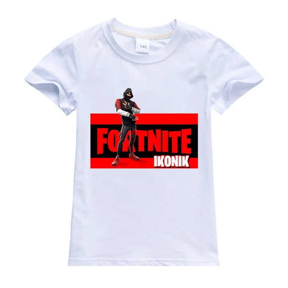 Fortnite T-shirt pour Garçons et Filles, T-shirt d'Été en Coton à Manches Courtes